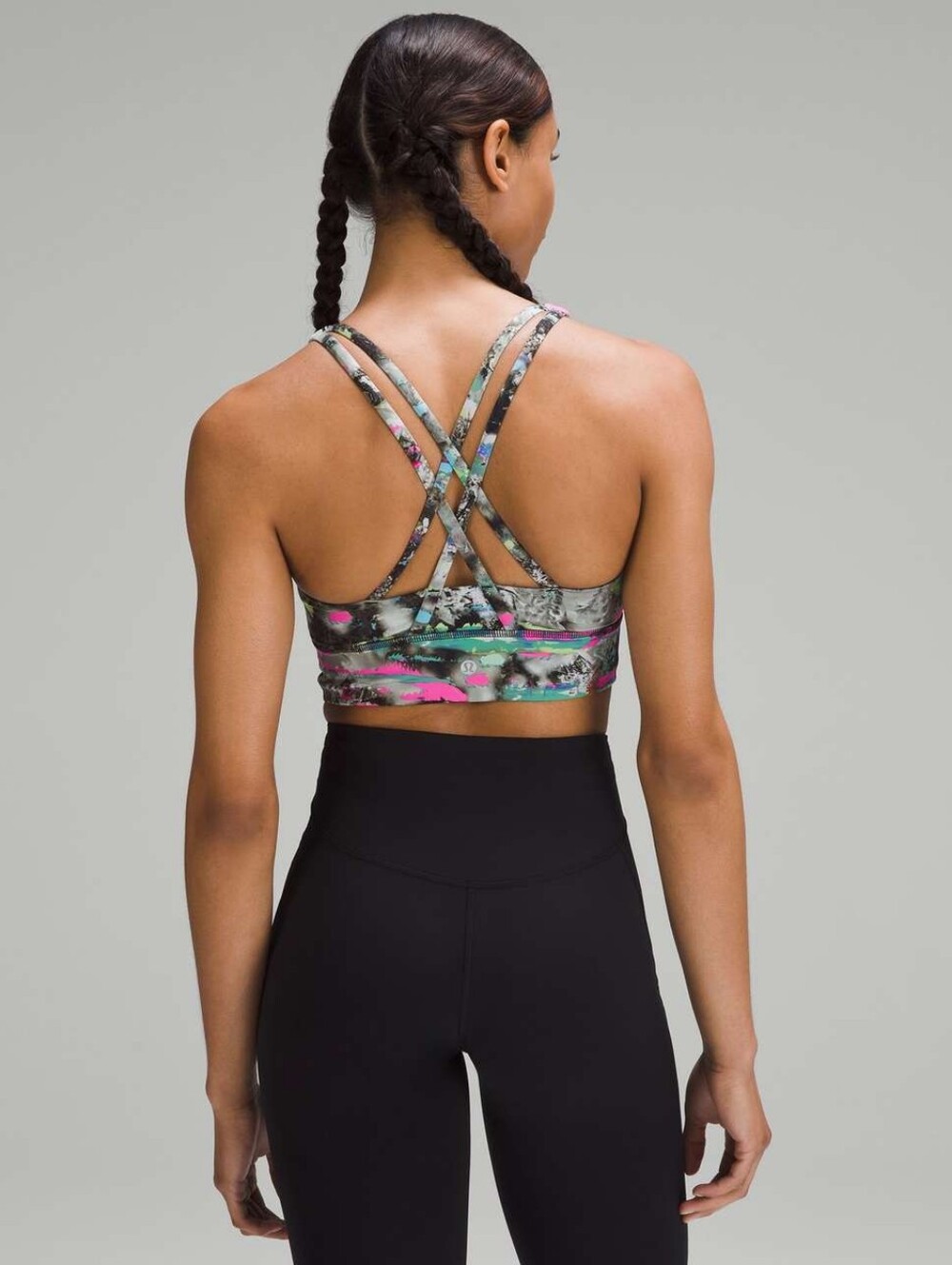 Lululemon Energy Longline Bra *Medium Support, B–D Cups Paint Drift Multi